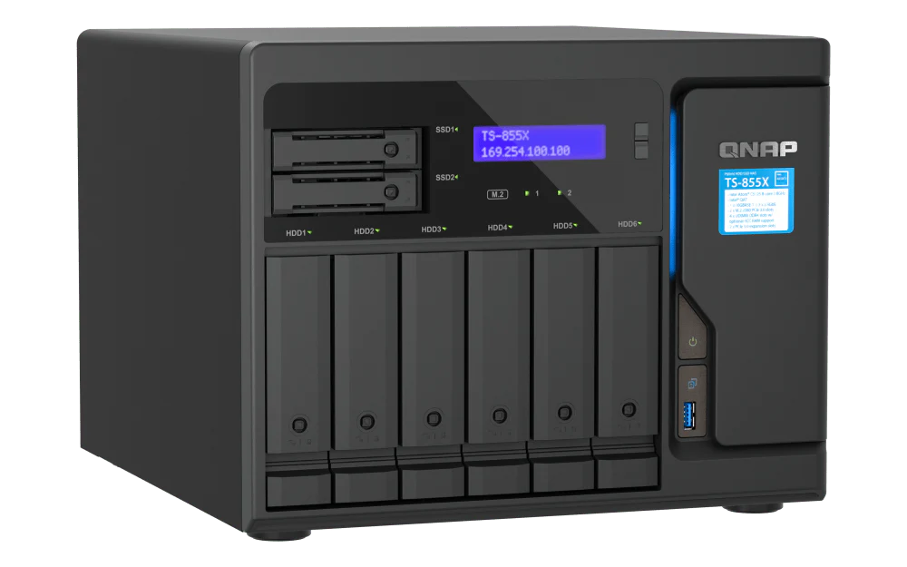 QNAP TS-855X 8-Bay Tower NAS - Image 4
