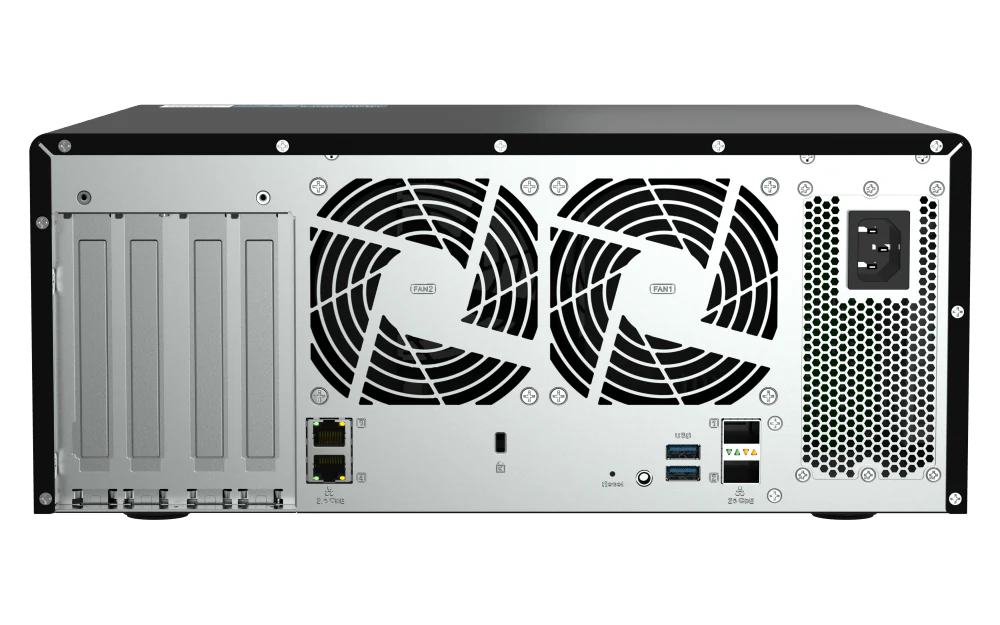 QNAP TS-h1290FX 12-Bay NVMe/SATA All-Flash Tower NAS - Image 6
