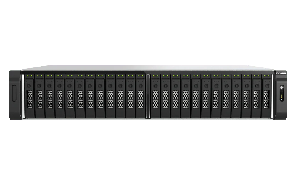QNAP TS-h3077AFU 30-Bay Dual-Processor All-Flash Rackmount NAS - Image 2