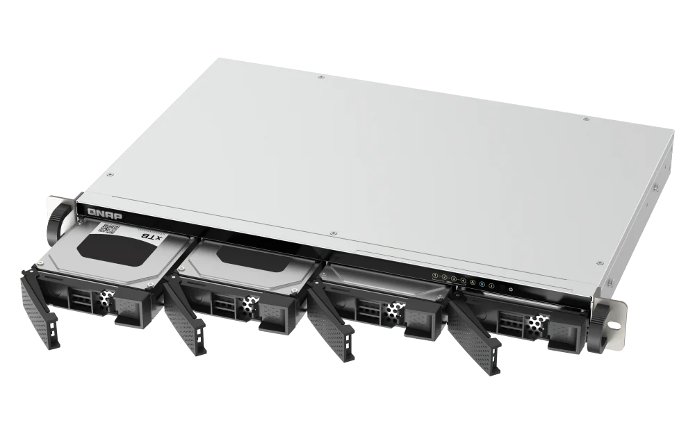 QNAP TS-h433eU 4-Bay Compact 1U Short-Depth Rackmount NAS - Image 5