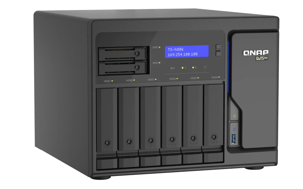QNAP TS-h886 8-Bay Tower NAS - Image 4