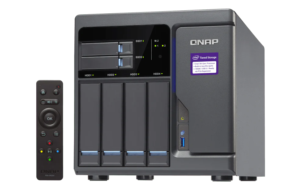 QNAP TVS-682 6-Bay NVMe SSD HDD HDMI Tower NAS - Image 6