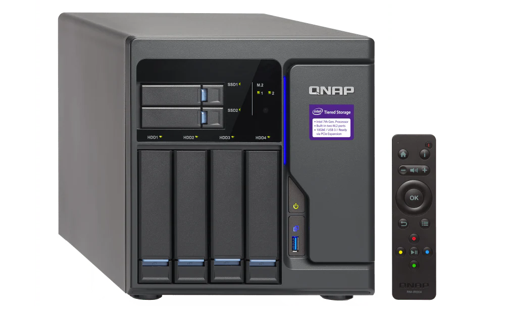 QNAP TVS-682 6-Bay NVMe SSD HDD HDMI Tower NAS - Image 7