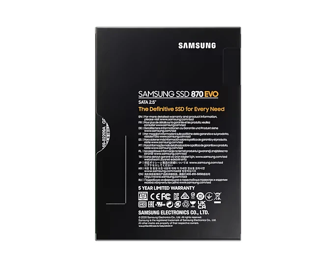 Samsung 870 EVO SATA 2.5" SSD - Image 15