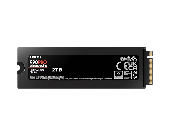 Samsung 990 PRO with Heatsink NVMe M.2 SSD - Image 3