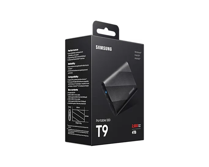 Samsung Portable SSD T9 USB 3.2 Gen 2x2 - Image 11