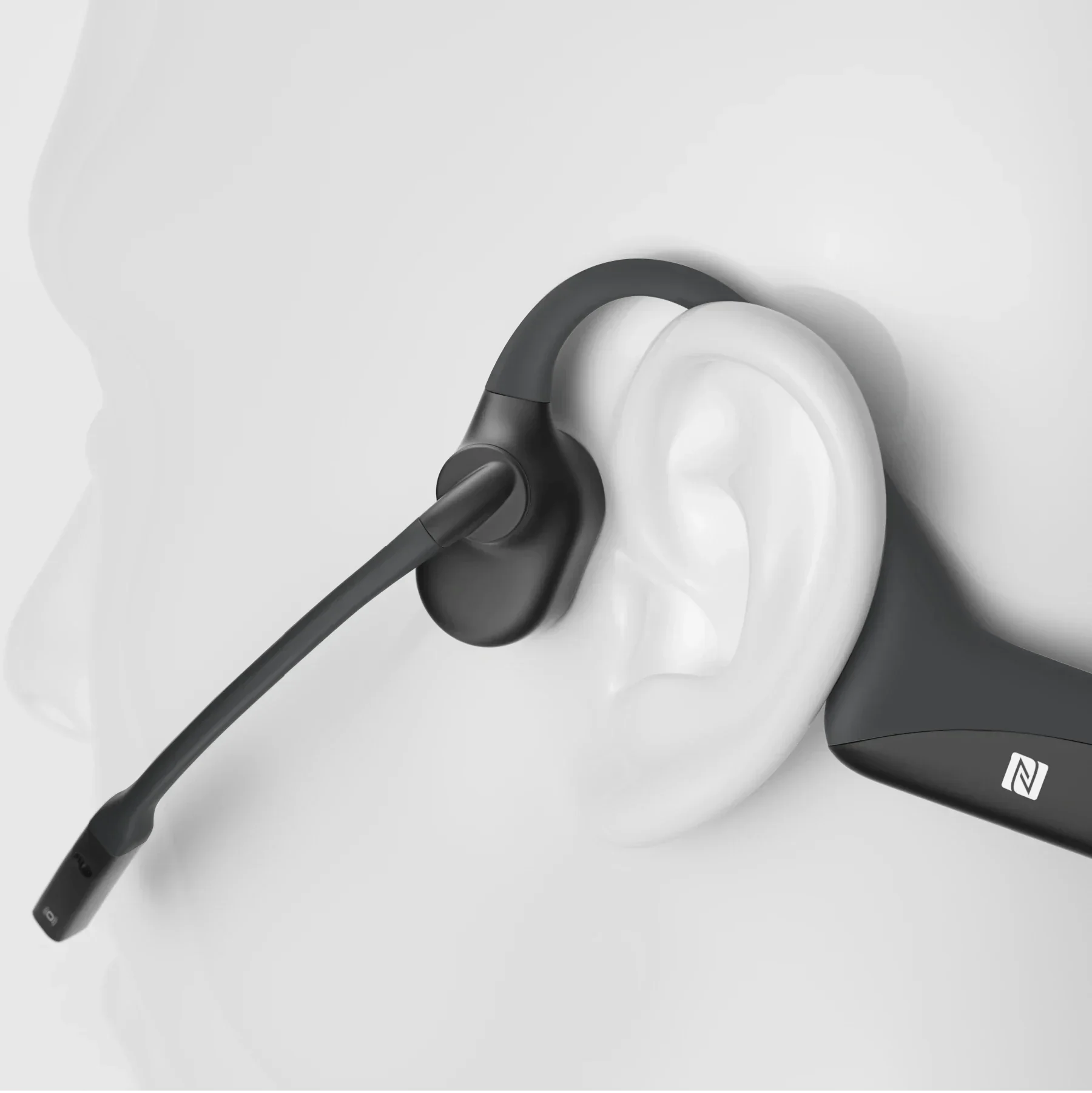 Shokz OpenComm2 UC Office Open Ear Bone Conduction Wireless Headsets - Image 4