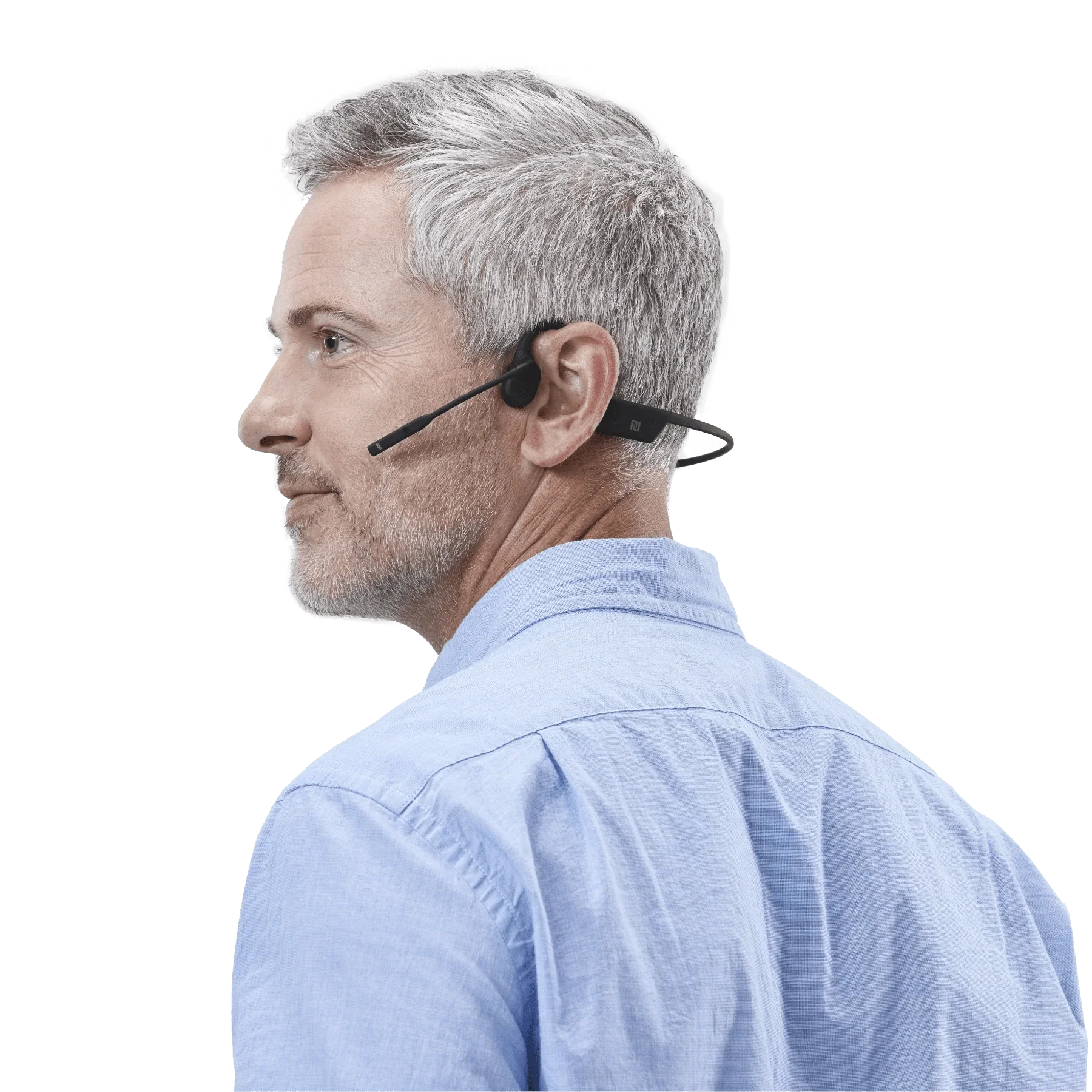 Shokz OpenComm2 UC Office Open Ear Bone Conduction Wireless Headsets - Image 5