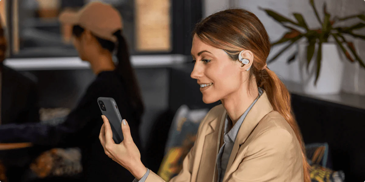 Shokz OpenFit Sport Open Ear Wireless Headsets - Image 11