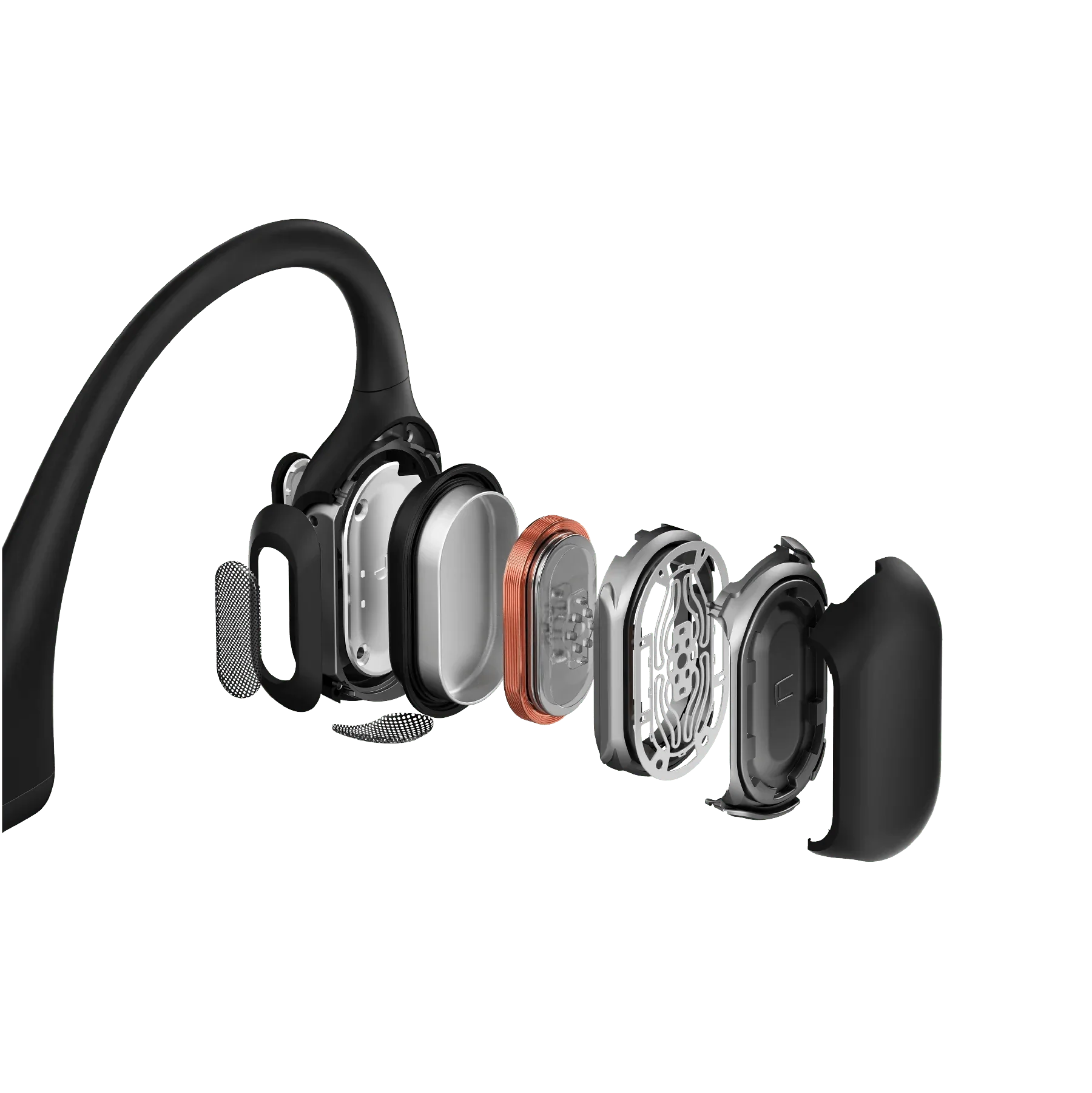 Shokz OpenRun Pro Sport Open Ear Bone Conduction Wireless Headsets - Image 4