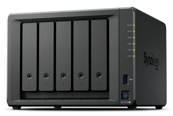 Synology DS1525+ DiskStation 5-Bay 2.5GbE Tower NAS