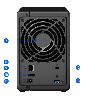 Synology DVA1622 2-Bay Deep Learning Tower NVR - Image 12
