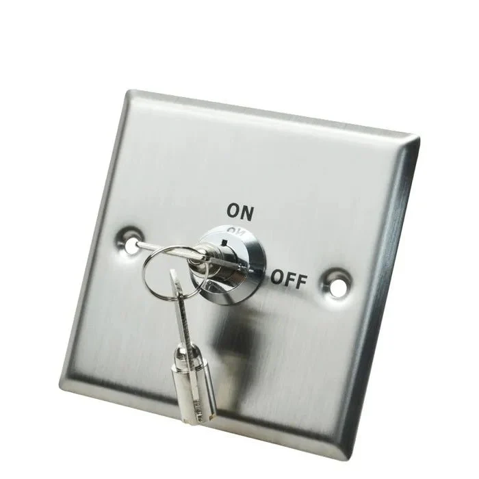 Stainless Steel Door Exit Release and Override Switch with Key