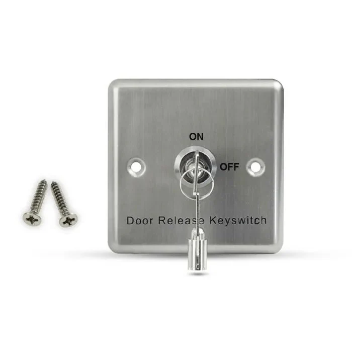 Stainless Steel Door Exit Release and Override Switch with Key - Image 2