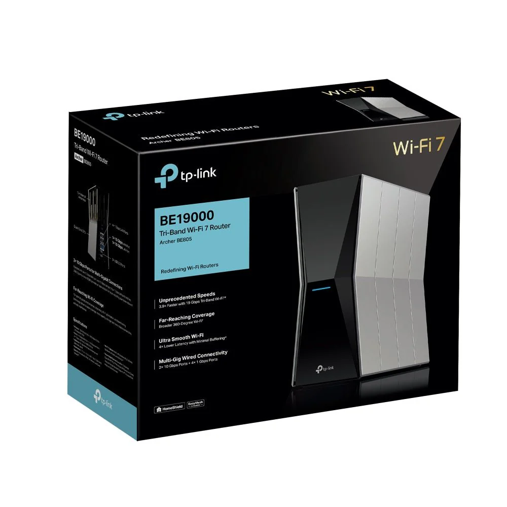 TP-Link Archer BE805 BE19000 Tri-Band Wi-Fi 7 Router - Image 7