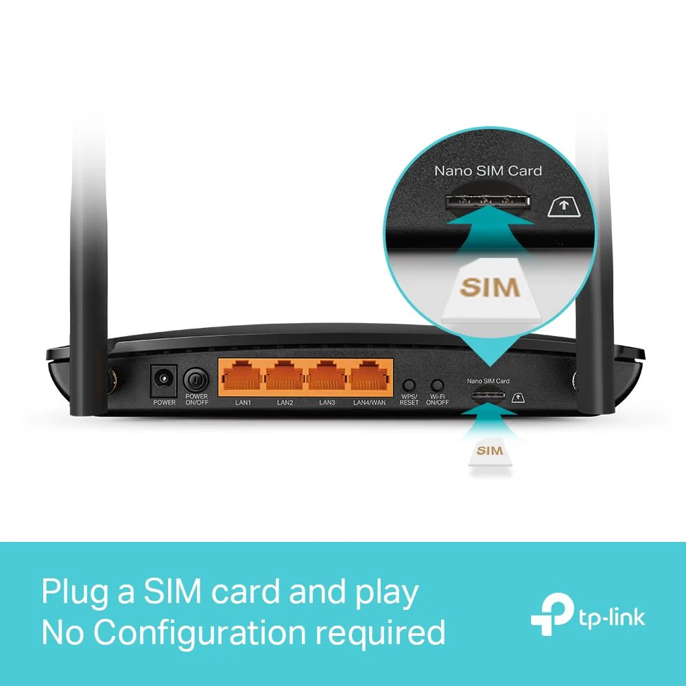 TP-Link Archer MR500 4G+ Cat6 AC1200 Wireless Dual Band Gigabit Router - Image 6