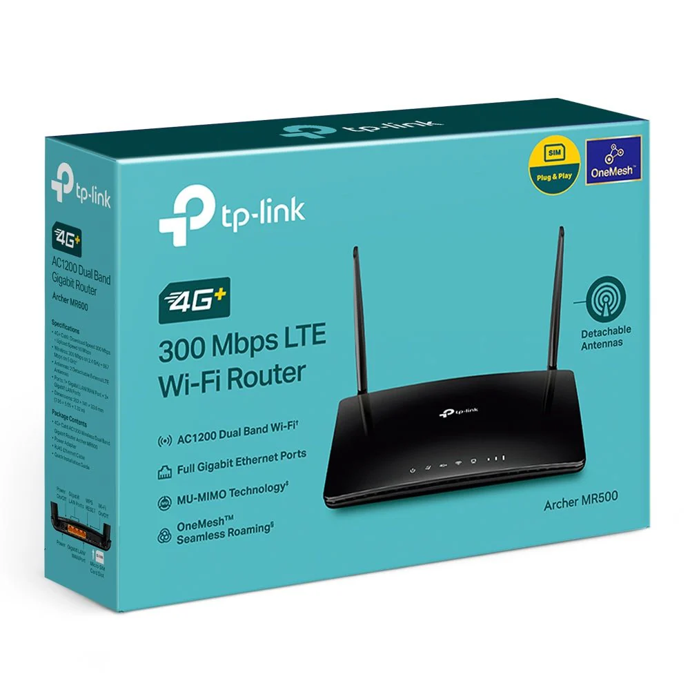 TP-Link Archer MR500 4G+ Cat6 AC1200 Wireless Dual Band Gigabit Router - Image 8