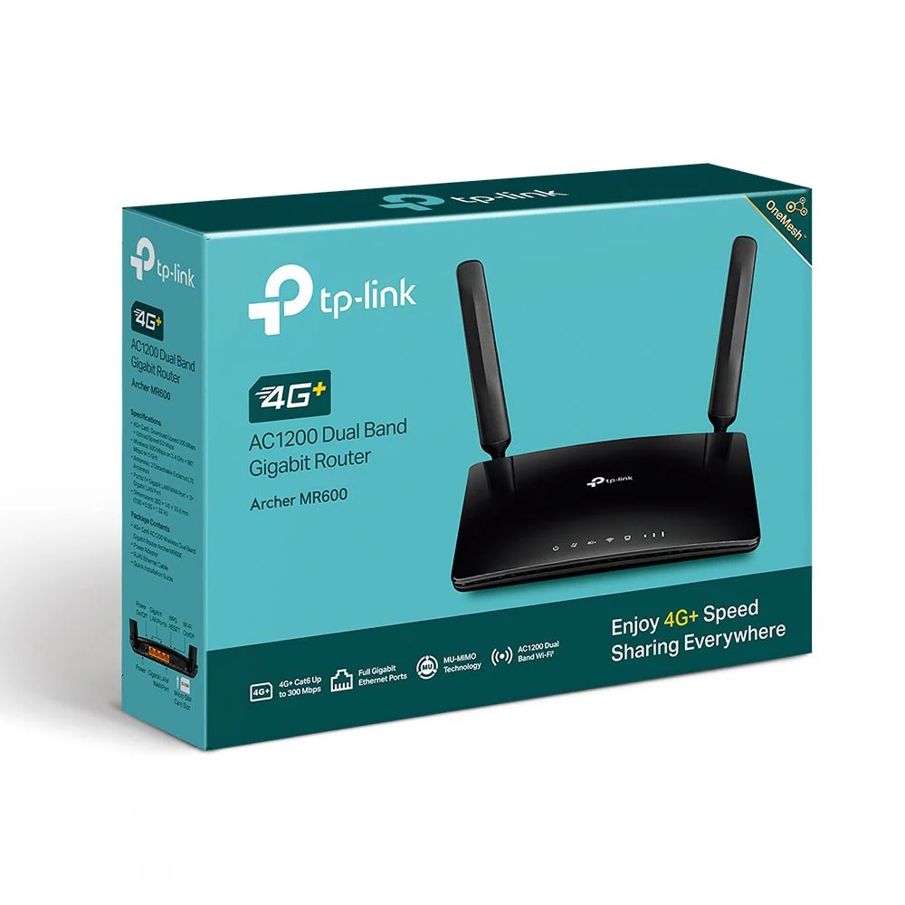 TP-Link Archer MR600 4G+ Cat6 AC1200 Wireless Dual Band Gigabit Router - Image 9