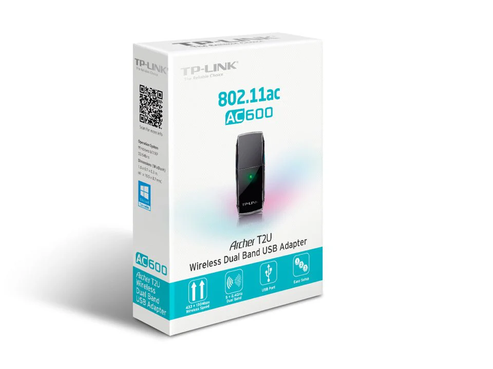 TP-Link Archer T2U AC600 Wireless Dual Band USB Adapter - Image 7