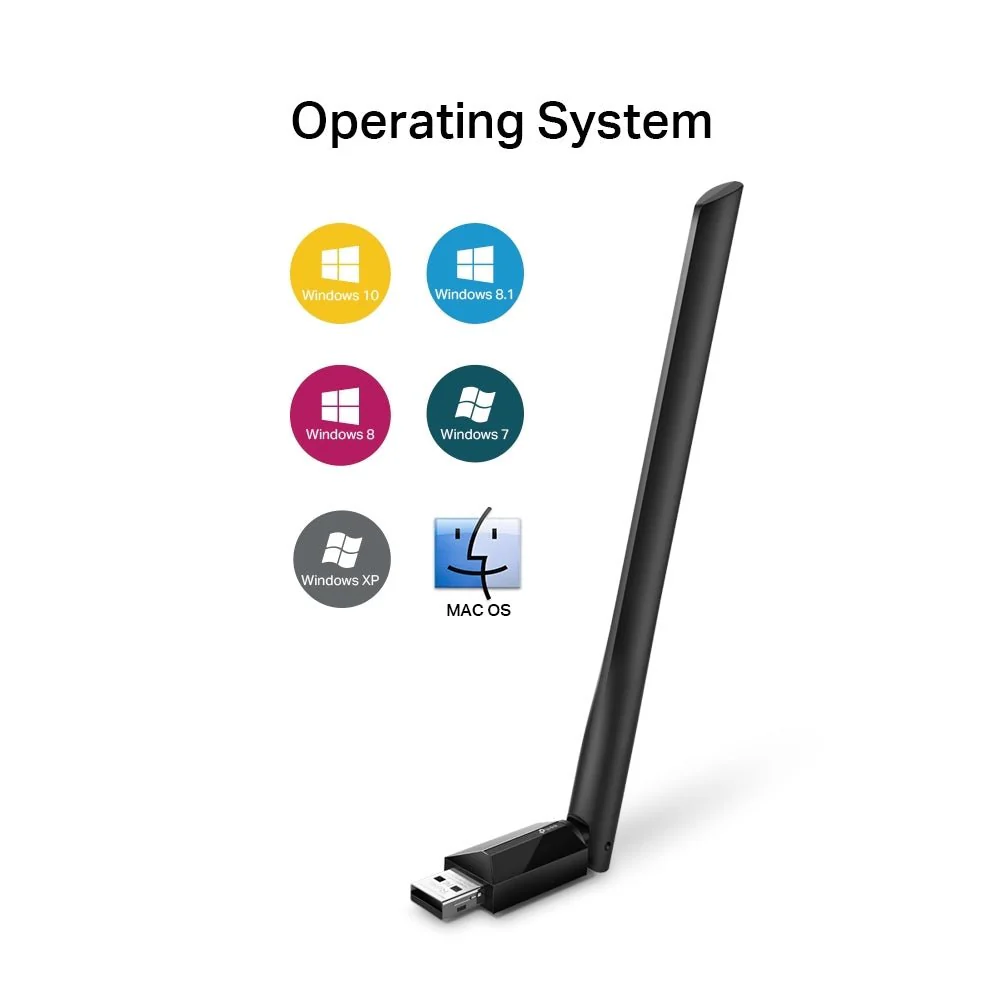 TP-Link Archer T2U Plus AC600 High Gain Wireless Dual Band USB Adapter - Image 4