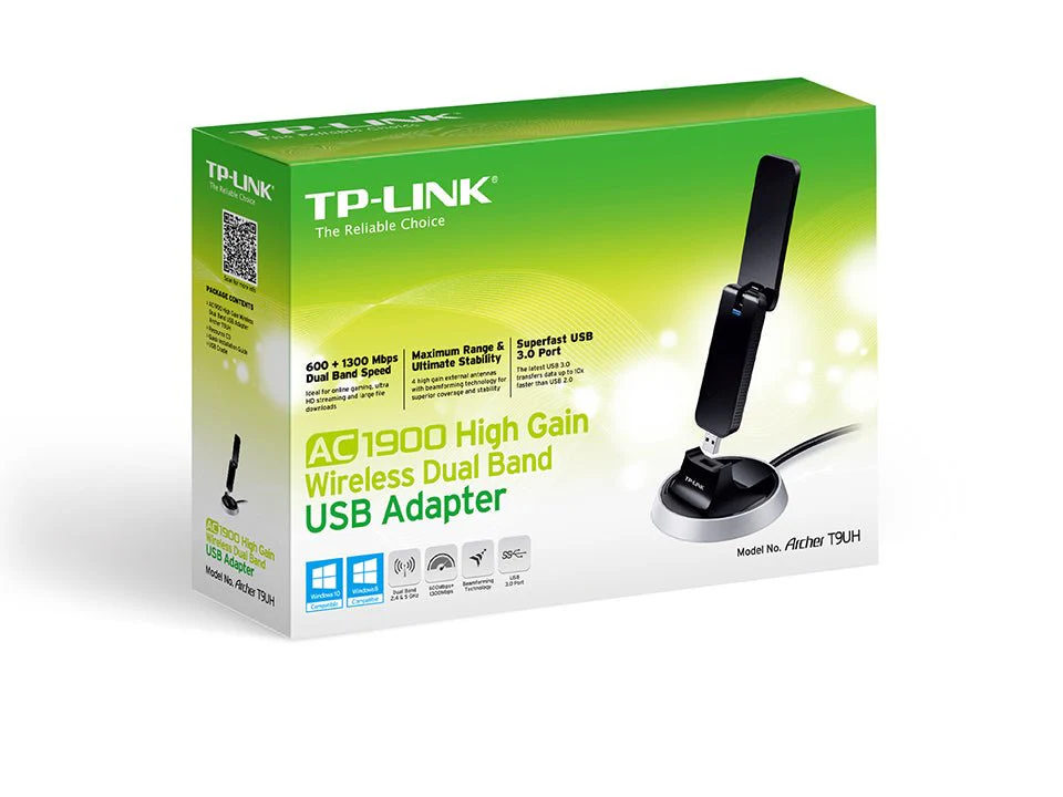 TP-Link Archer T9UH AC1900 High Gain Wireless Dual Band USB Adapter - Image 5