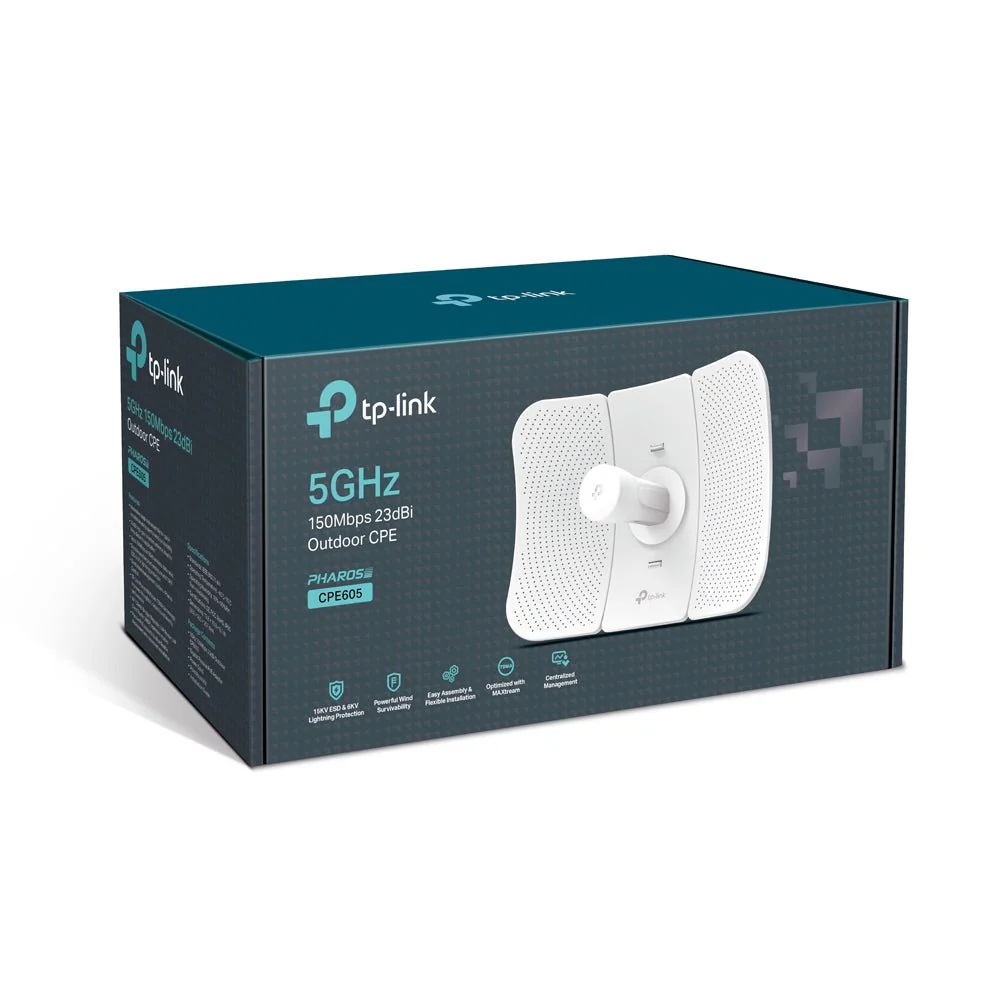 TP-Link CPE605 5GHz 150Mbps 23dBi Pharos Outdoor CPE Point to Point Long-Range WiFi - Image 3