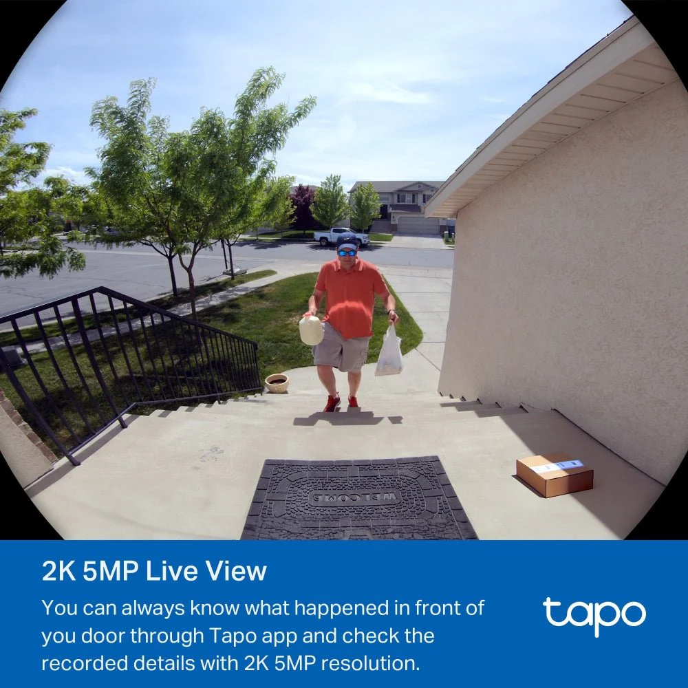 TP-Link D235 Tapo Smart AI Video Doorbell 2K 5MP Camera - Image 4
