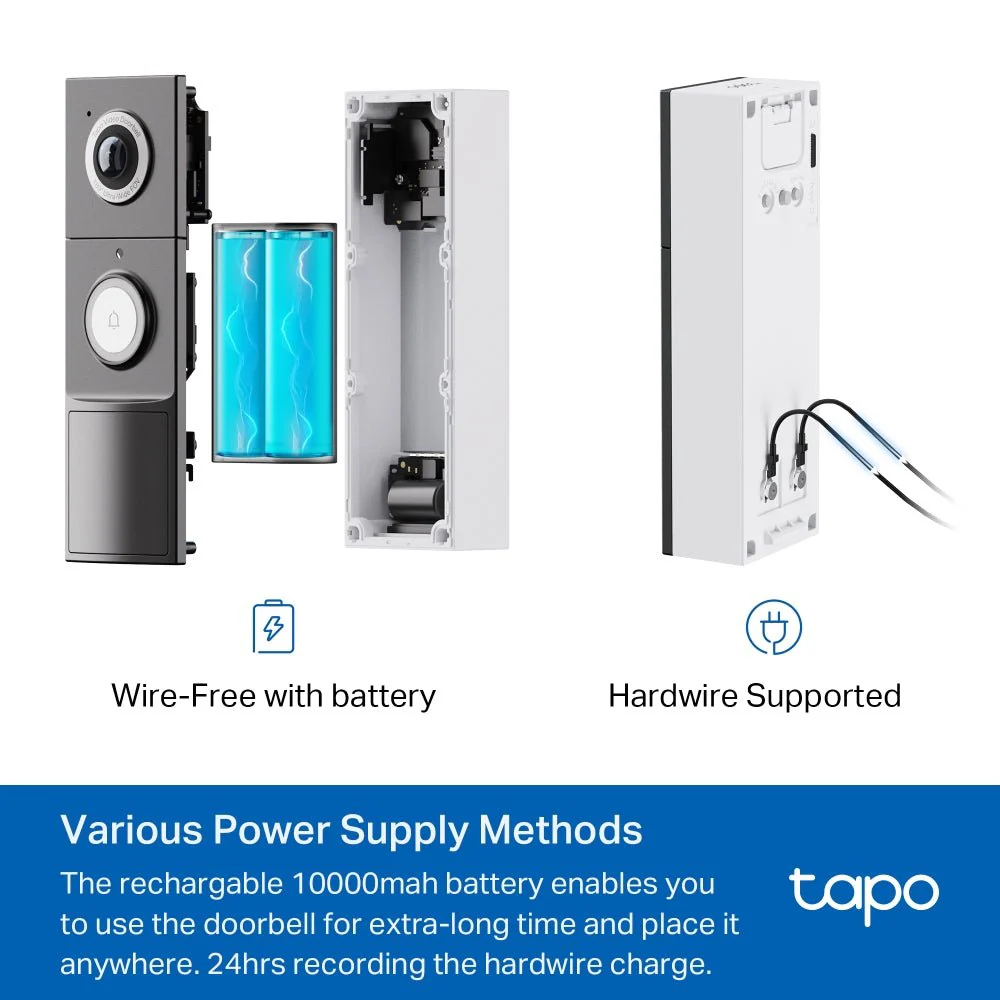 TP-Link D235 Tapo Smart AI Video Doorbell 2K 5MP Camera - Image 5