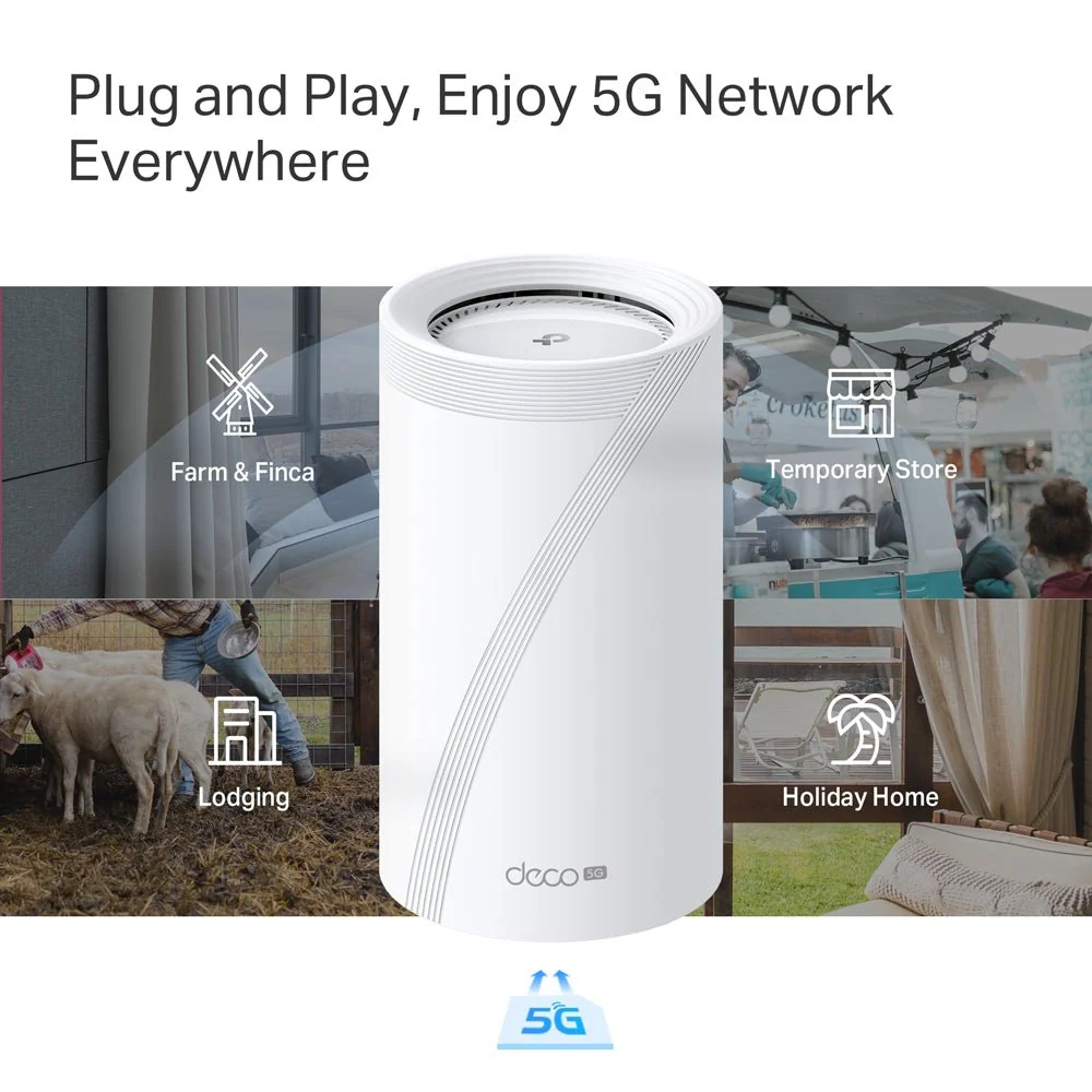 TP-Link Deco BE65-5G 5G BE11000 Tri-Band Whole Home Mesh Wi-Fi 7 - Image 7