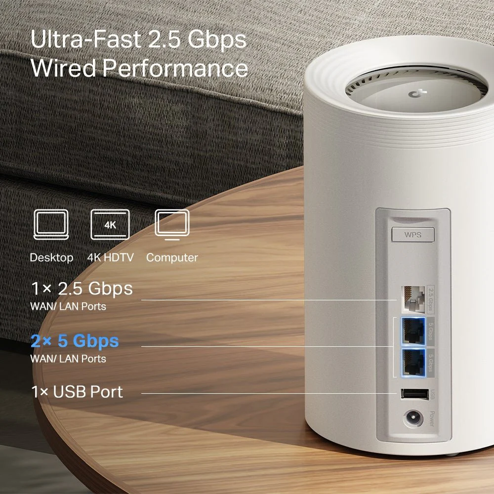 TP-Link Deco BE65 Pro BE11000 Whole Home Mesh WiFi 7 - Image 6