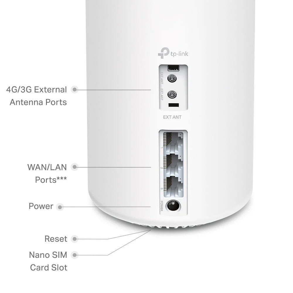 TP-Link Deco X20-4G 4G+ AX1800 Whole Home Mesh WiFi 6 Gateway - Image 3