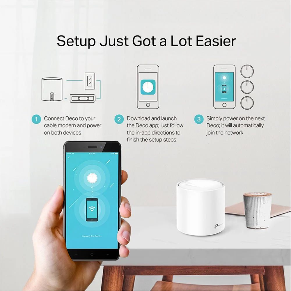 TP-Link Deco X20 AX1800 Whole Home Mesh Wi-Fi 6 System - Image 6