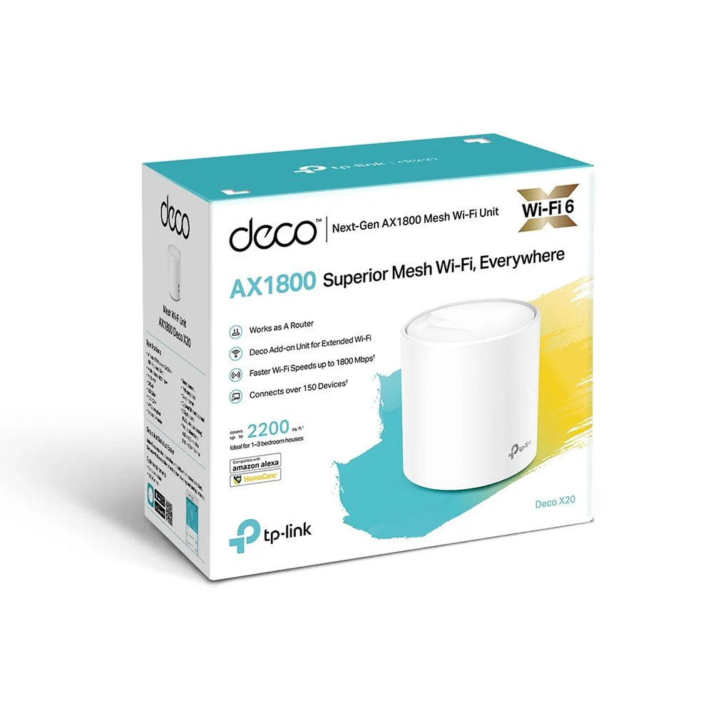 TP-Link Deco X20 AX1800 Whole Home Mesh Wi-Fi 6 System - Image 7