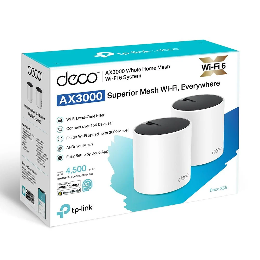 TP-Link Deco X55 AX3000 Whole Home Mesh WiFi 6 System - Image 8