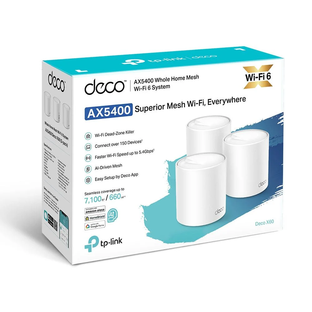 TP-Link Deco X60 AX3000 Whole Home Mesh WiFi 6 - Image 5