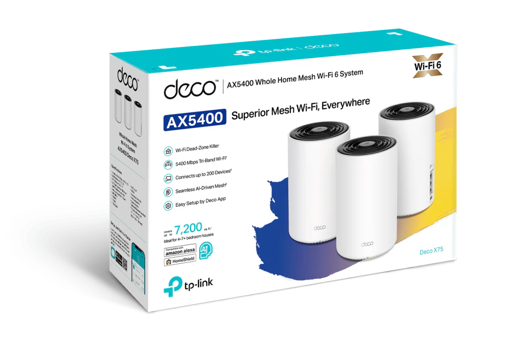 TP-Link Deco X75 AX5400 Tri-Band Mesh Wi-Fi 6 - Image 9