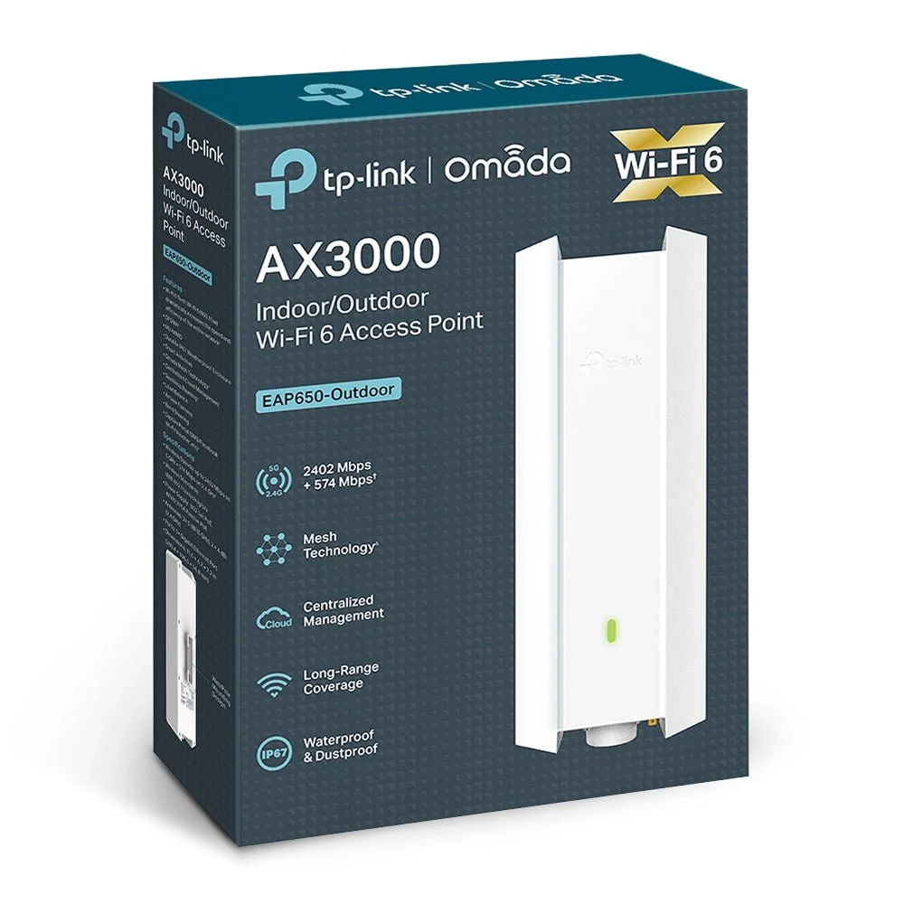 TP-Link EAP650-Outdoor AX3000 Indoor/Outdoor WiFi 6 Access Point - Image 8