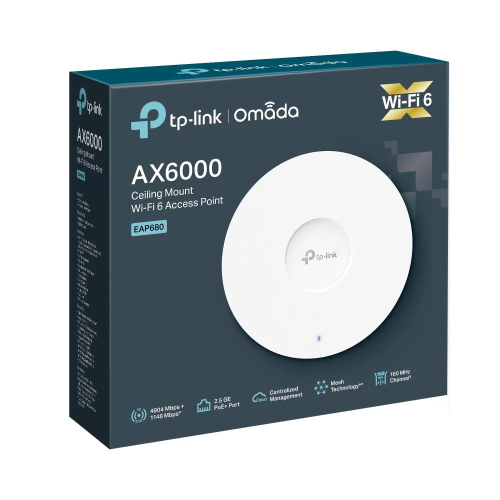 TP-Link EAP680 AX6000 Long Range Ceiling Mount Wi-Fi 6 Access Point - Image 10