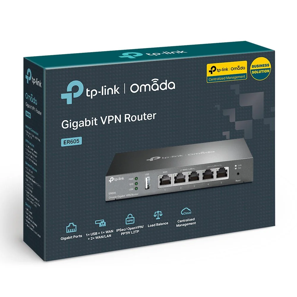 TP-Link ER605 Omada Gigabit VPN Router - Image 9