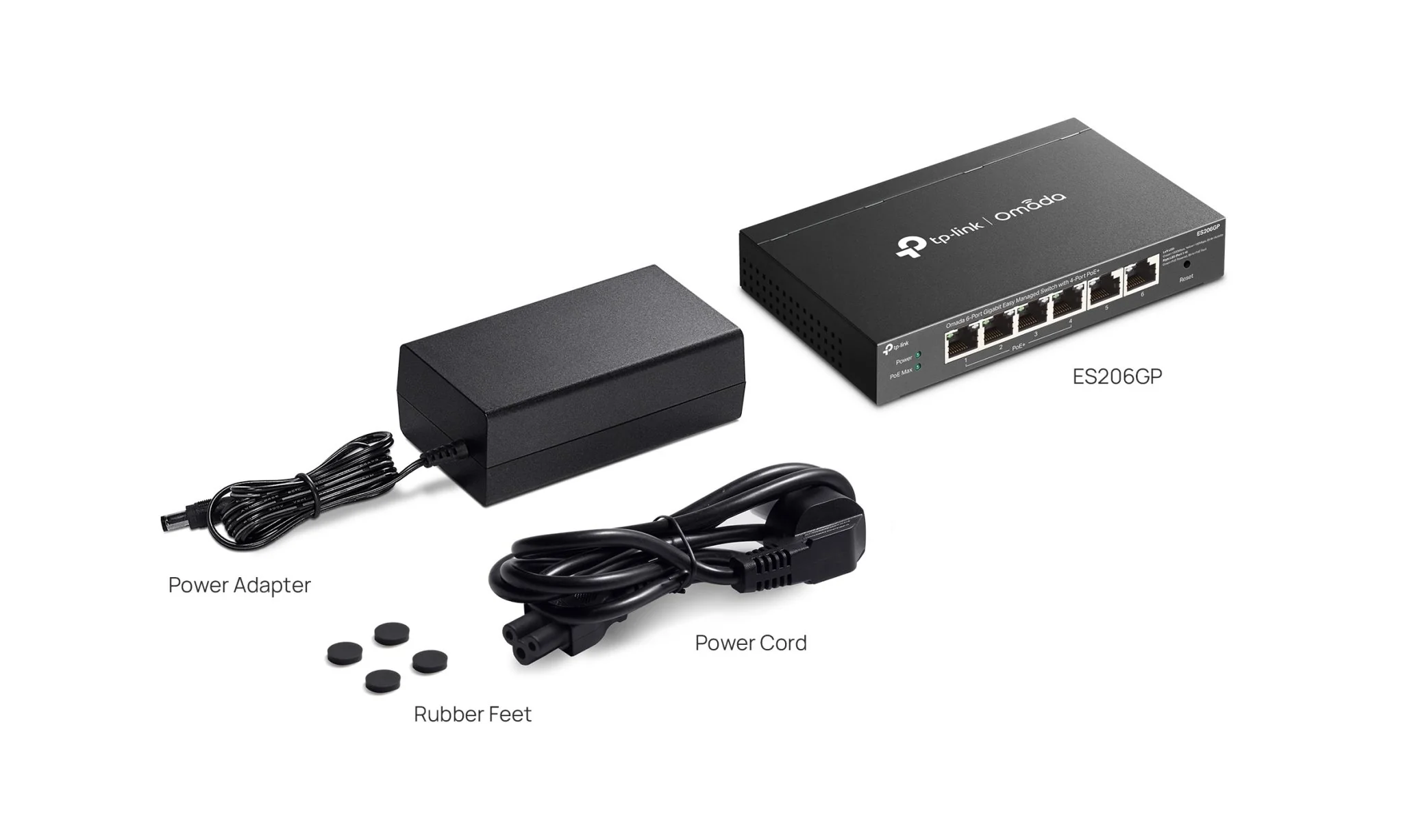 TP-Link ES206GP Omada 6-Port Gigabit Easy Managed Switch with 4-Port PoE+ - Image 6