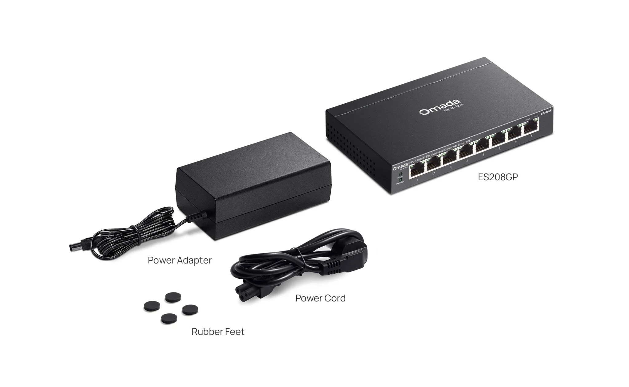 TP-Link ES208GP Omada 8-Port Gigabit Easy Managed Switch with 8-Port PoE+ - Image 7