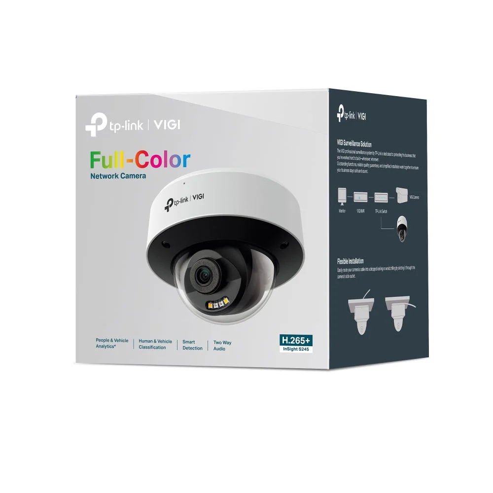 TP-Link InSight S245 VIGI 4MP Full-Color Dome Network Camera - Image 4
