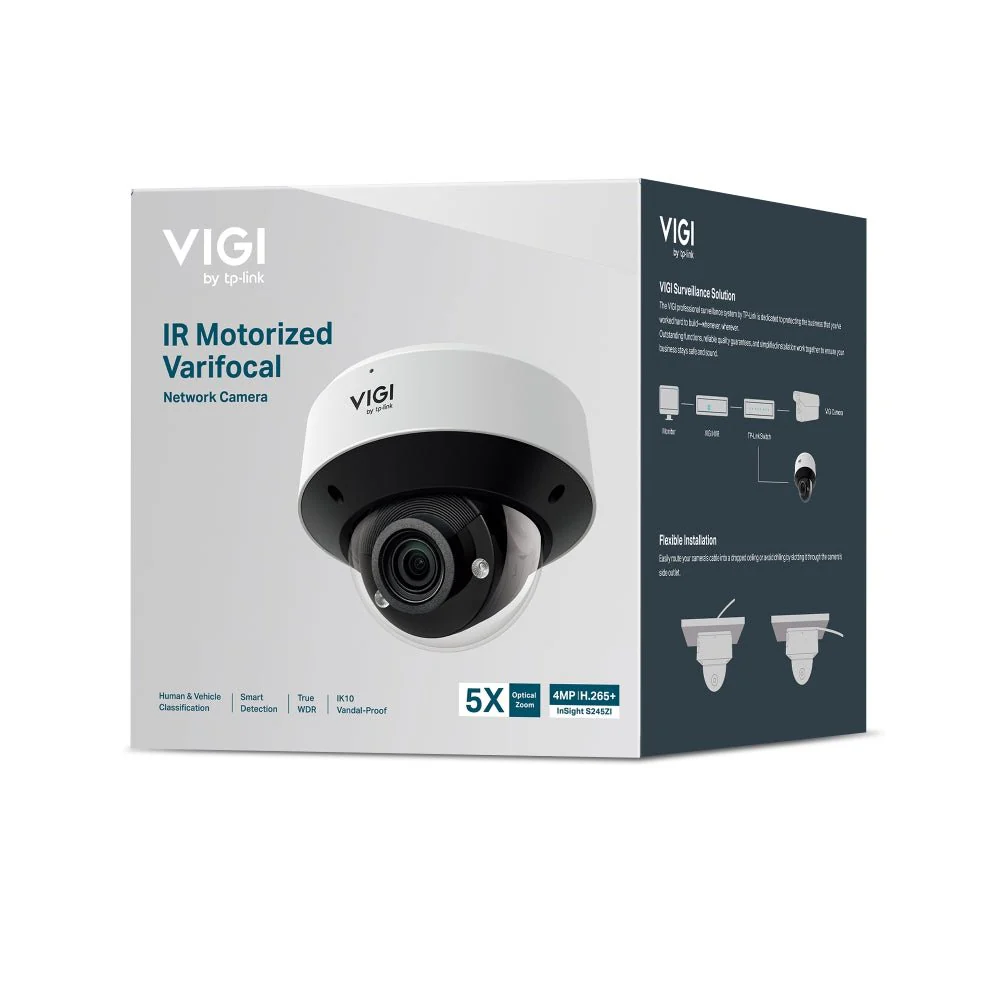 TP-Link InSight S245ZI VIGI 4MP IR Motorized Varifocal Dome Network Camera - Image 3