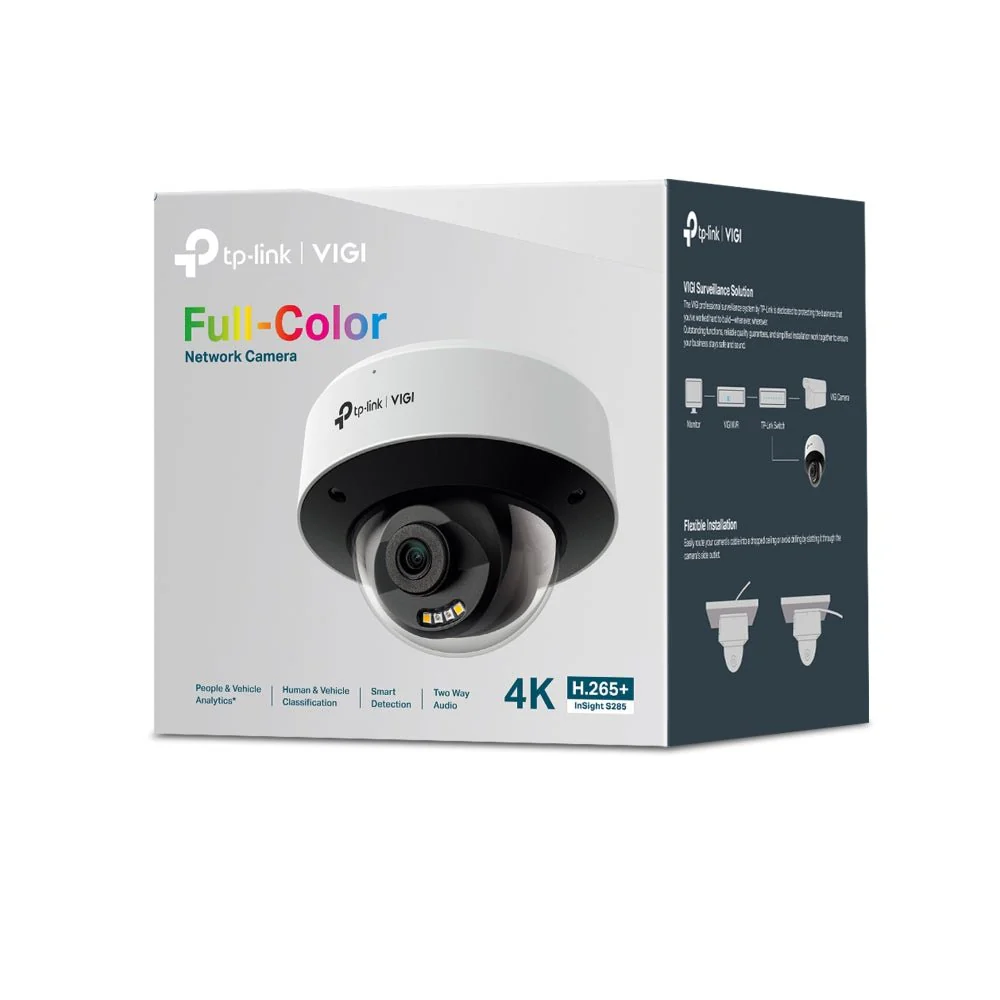 TP-Link InSight S285 VIGI 8MP Full-Color Dome Network Camera - Image 4