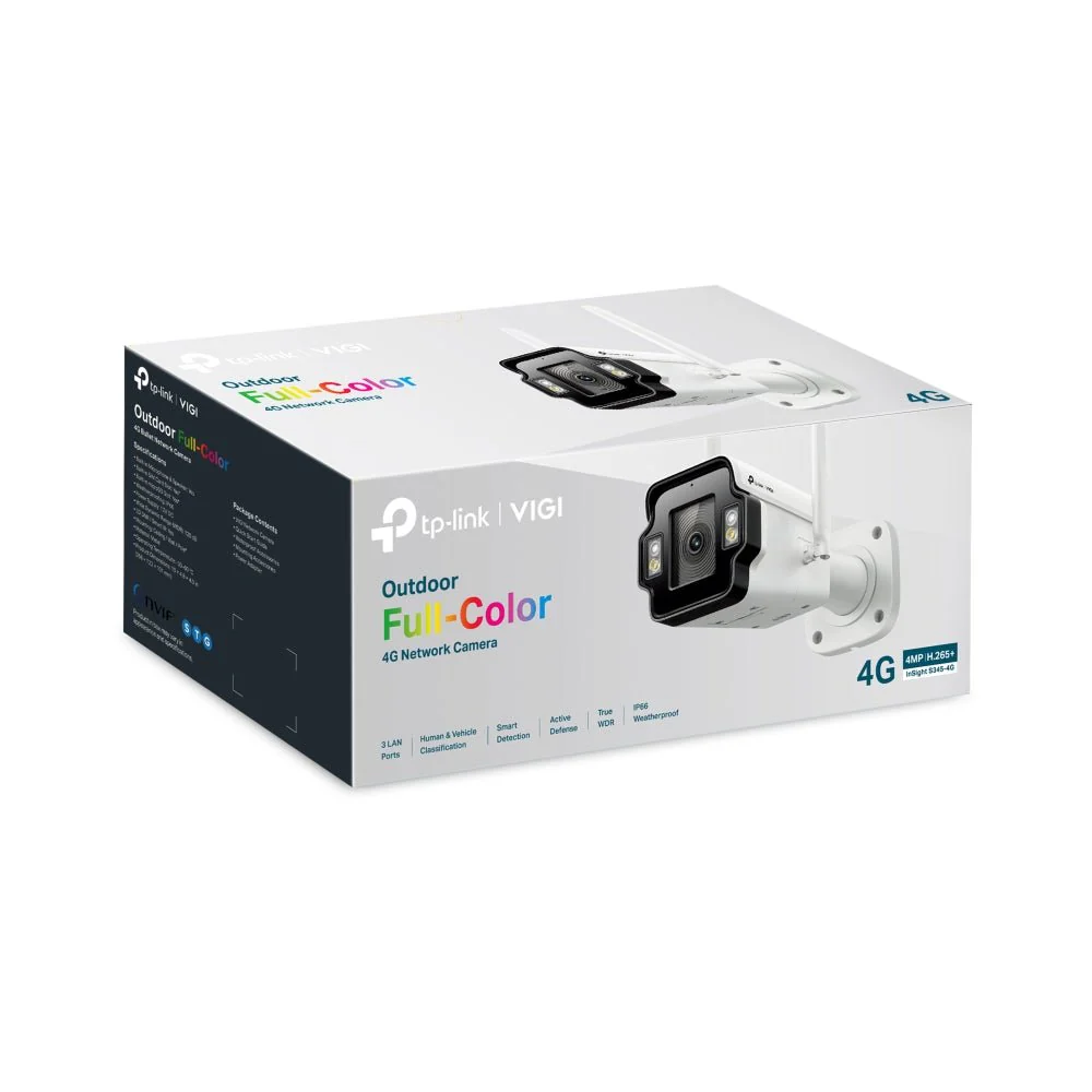 TP-Link InSight S345-4G VIGI 4MP Outdoor Full-Color 4G Bullet Network Camera - Image 5