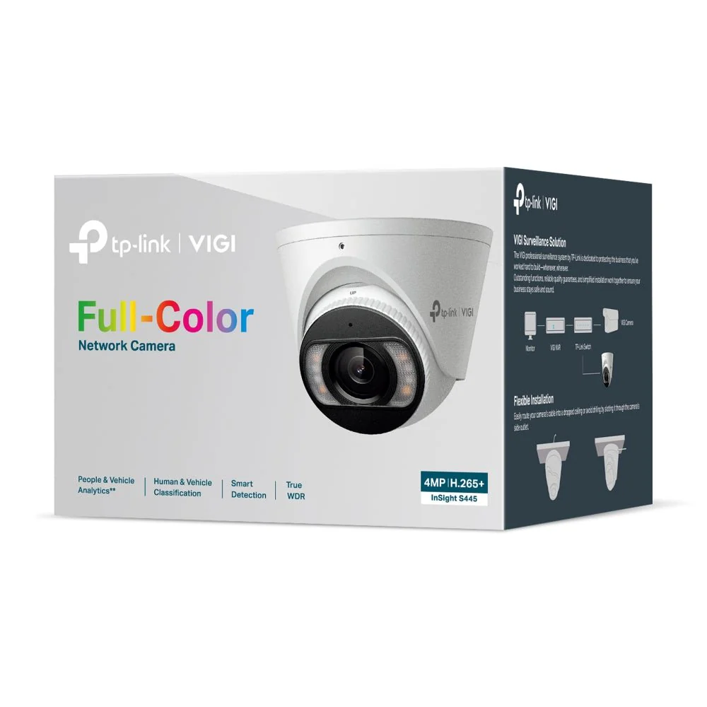 TP-Link InSight S445 VIGI 4MP Full-Color Turret Network Camera - Image 5