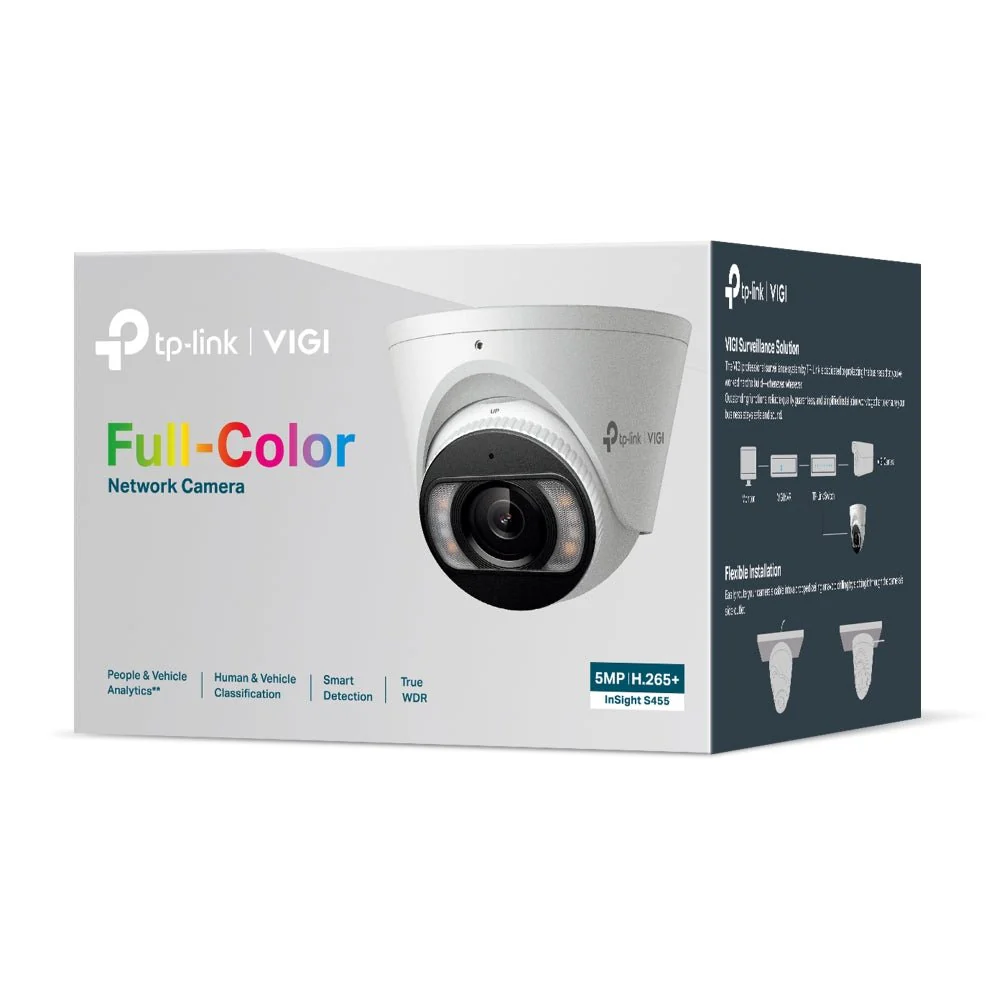 TP-Link InSight S455 VIGI 5MP Full-Color Turret Network Camera - Image 4