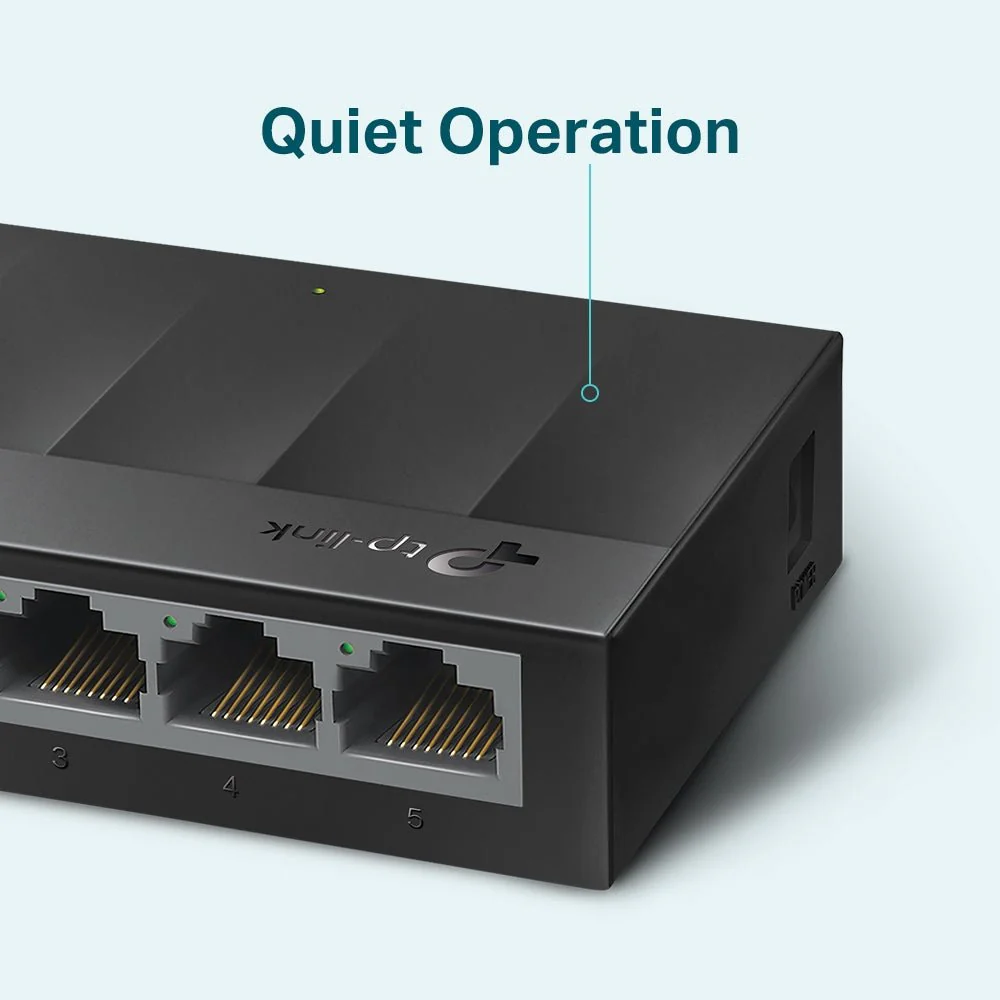 TP-Link LS1005G 5-Port 10/100/1000Mbps Desktop Network Switch - Image 4