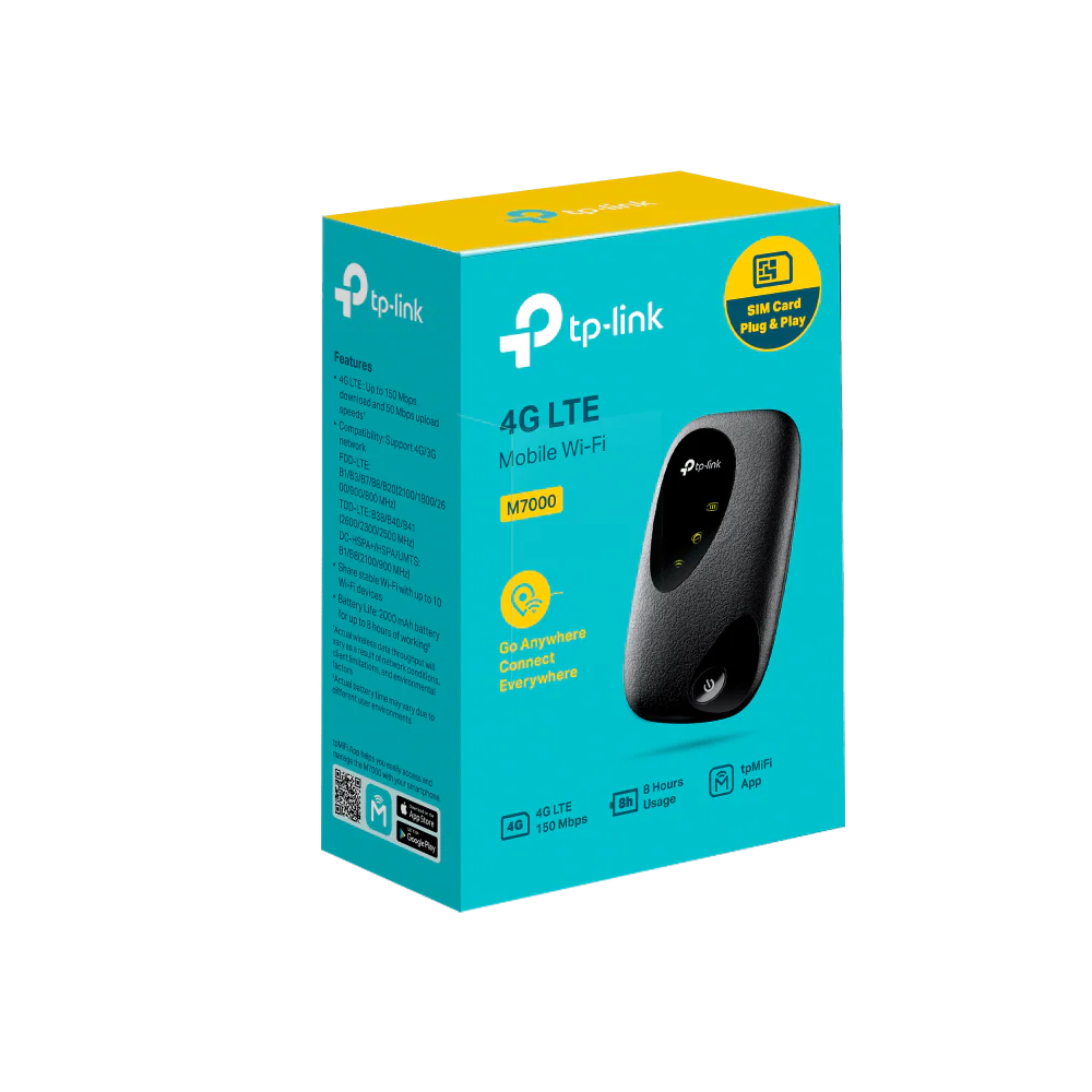 TP-Link M7000 4G LTE Portable Battery Mobile Wi-Fi Router - Image 6