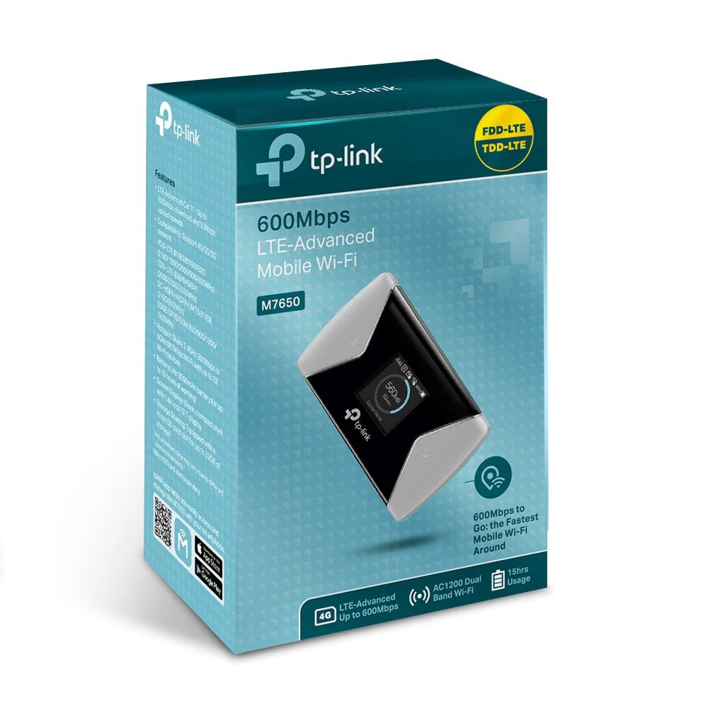 TP-Link M7650 4G LTE-Advanced Portable Battery Mobile Wi-Fi Router - Image 3